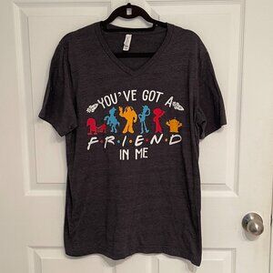 2/$10 You've Got A Friend In me - Women's V-Neck Bella Canvas - Toy Story